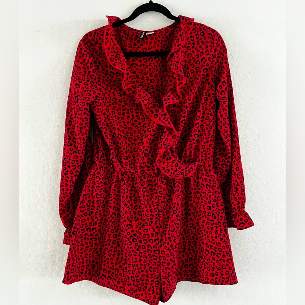 Leopard romper